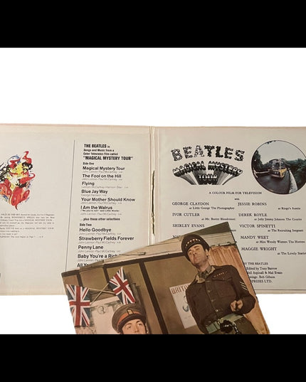 Vintage Beatles Magical Mystery Tour Recod Album Vinyl LP