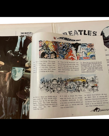 Vintage Beatles Magical Mystery Tour Recod Album Vinyl LP