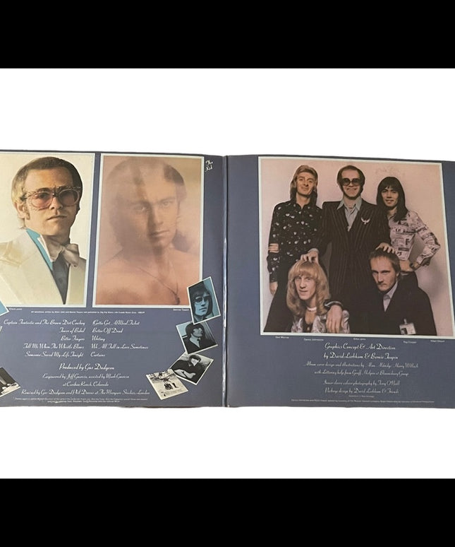 Elton John Vintage Record Album Vinyl LP Captain Fantastic