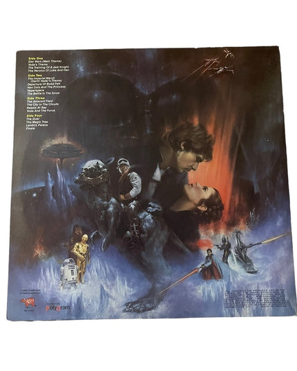 STAR WARS THE EMPIRE STRIKES BACK VINTAGE 1980 VINYL 2 LP ORIGINAL SOUNDTRACK
