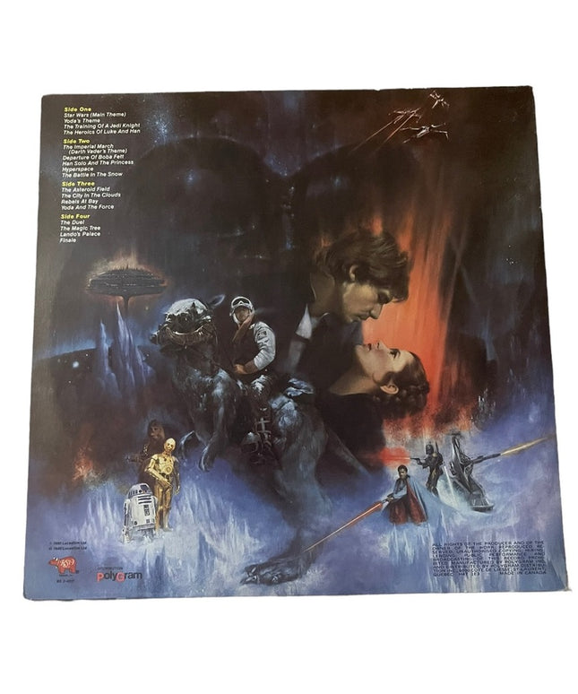 STAR WARS THE EMPIRE STRIKES BACK VINTAGE 1980 VINYL 2 LP ORIGINAL SOUNDTRACK