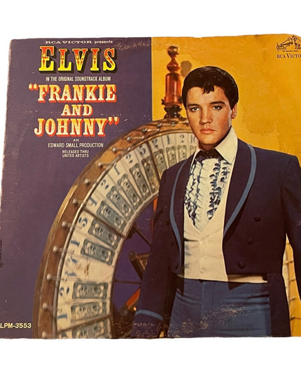 Elvis Presley Frankie & Johnny Record Album LP vinyl