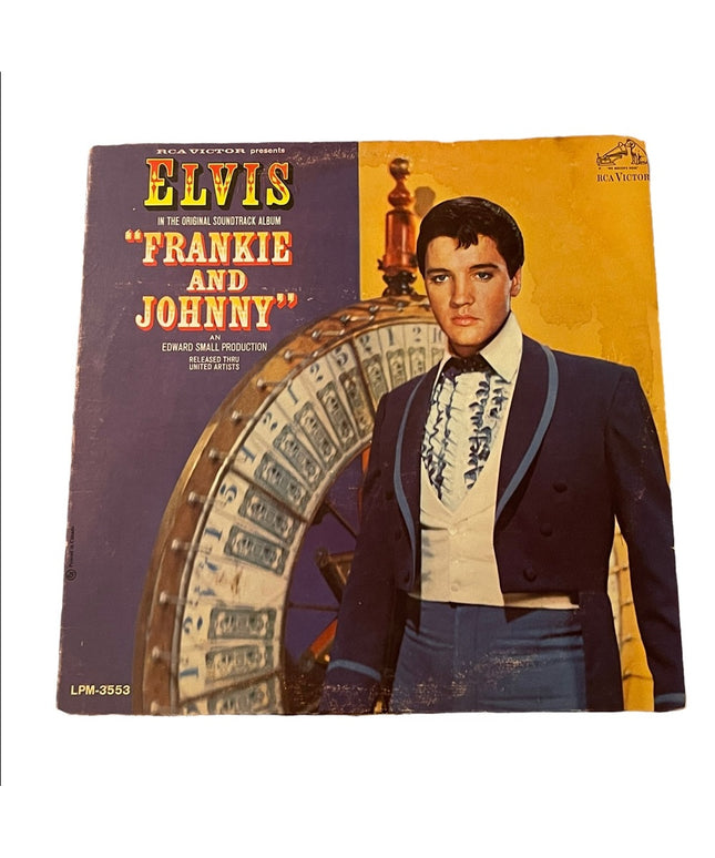 Elvis Presley Frankie & Johnny Record Album LP vinyl