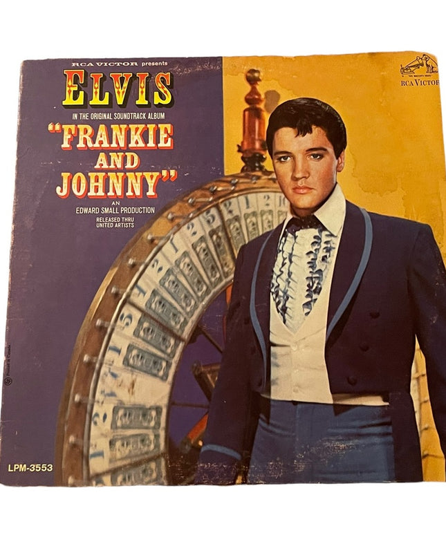 Elvis Presley Frankie & Johnny Record Album LP vinyl