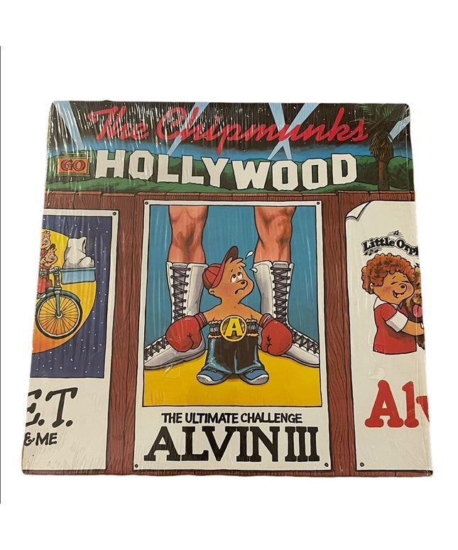 Chipmunks Hollywood Vintage Record LP Vinyl