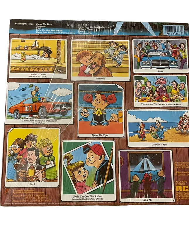 Chipmunks Hollywood Vintage Record LP Vinyl