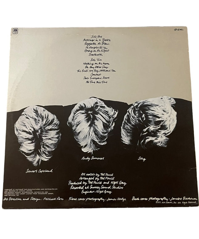 The Police ‎Vinyl Reggatta De Blanc 1979 Record LP