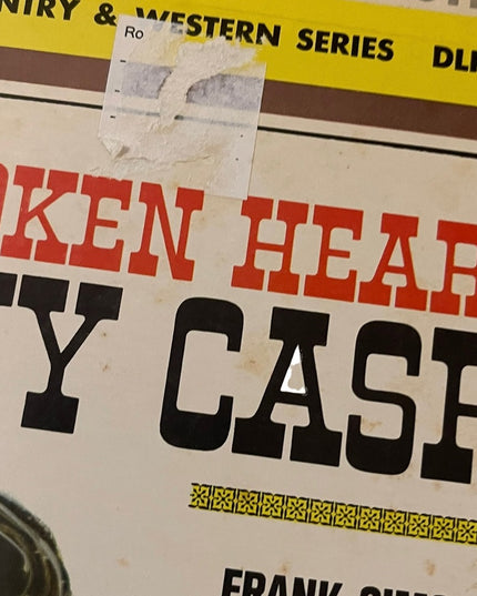 Vintage Story of a broken Heart Johnny Cash 1960s