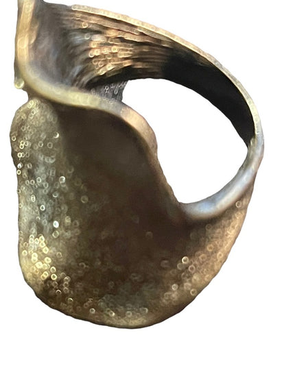 Sterling silver Charles Garnier oxidized Constellation Modernist ring brutalist