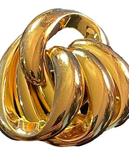 Vintage 1974 Grosse Germany Gold plated Infinity brooch LG DIOR