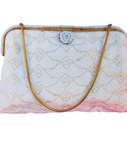 Vintage 1940s France beaded purse Wedding