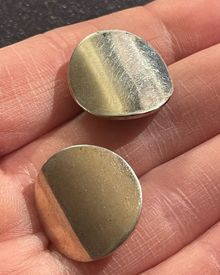 Sterling 925 chunky VTG clip on earrings