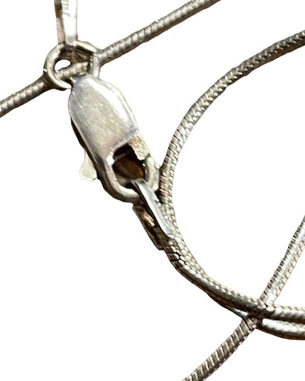 Sterling Silver 925 flower Etched Heart necklace with 925 chain