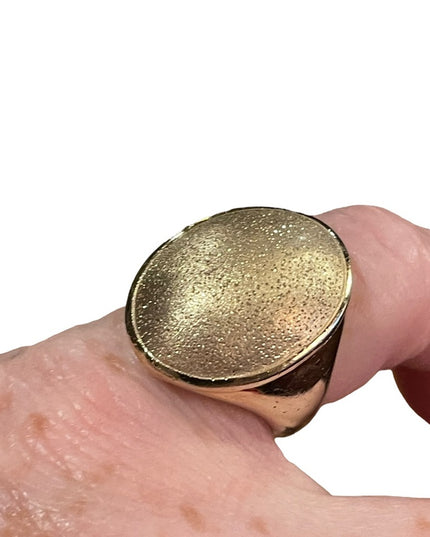 Charles Garnier Retired 18k 925 Sterling domes statement ring “Constellation”
