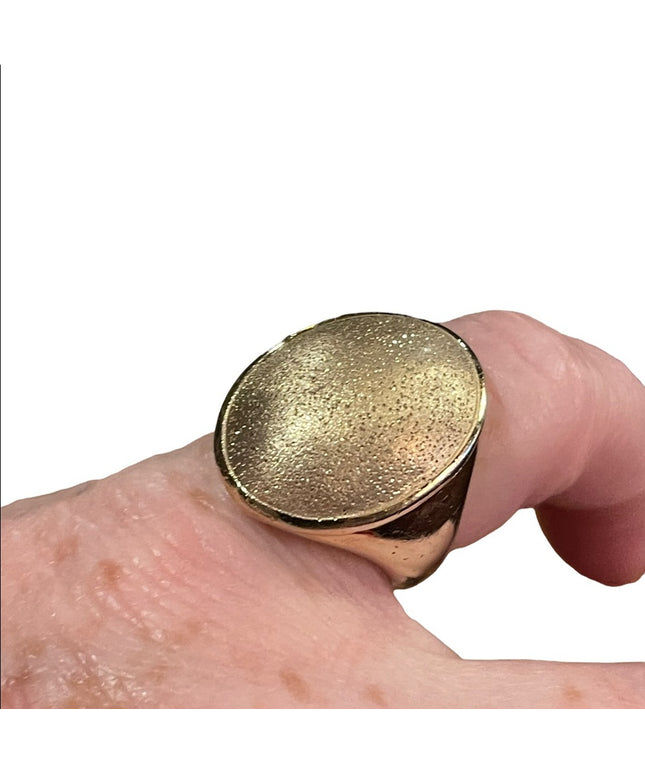 Charles Garnier Retired 18k 925 Sterling domes statement ring “Constellation”
