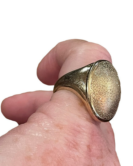 Charles Garnier Retired 18k 925 Sterling domes statement ring “Constellation”