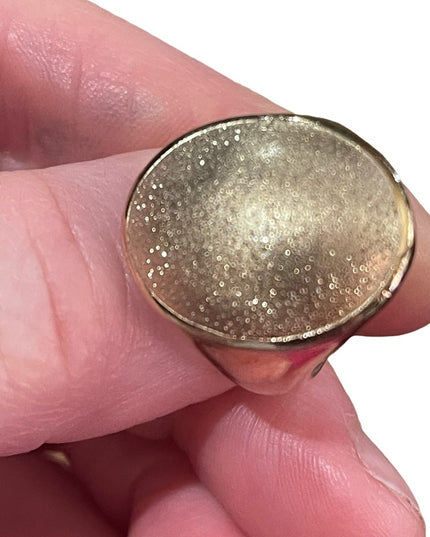 Charles Garnier Retired 18k 925 Sterling domes statement ring “Constellation”
