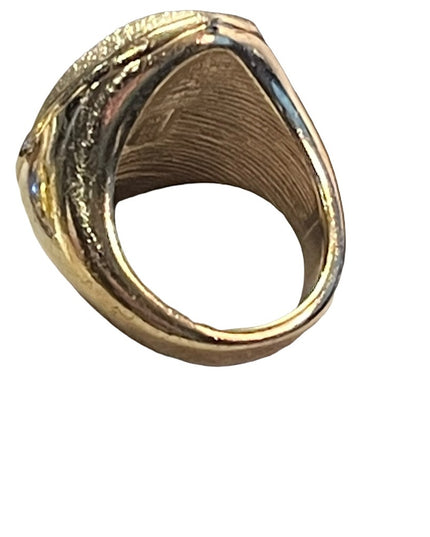 Charles Garnier Retired 18k 925 Sterling domes statement ring “Constellation”