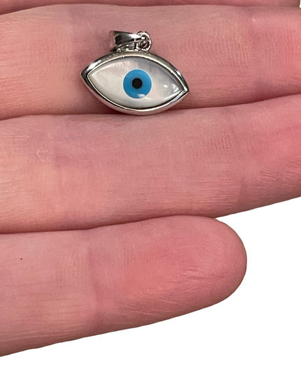 Sterling silver 925 Evil eye necklace pendant