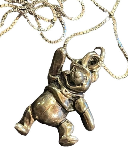Sterling 925 Disney Winnie the Pooh Pendant necklace