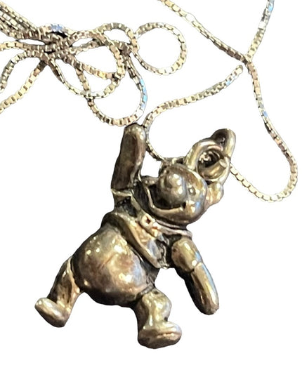 Sterling 925 Disney Winnie the Pooh Pendant necklace