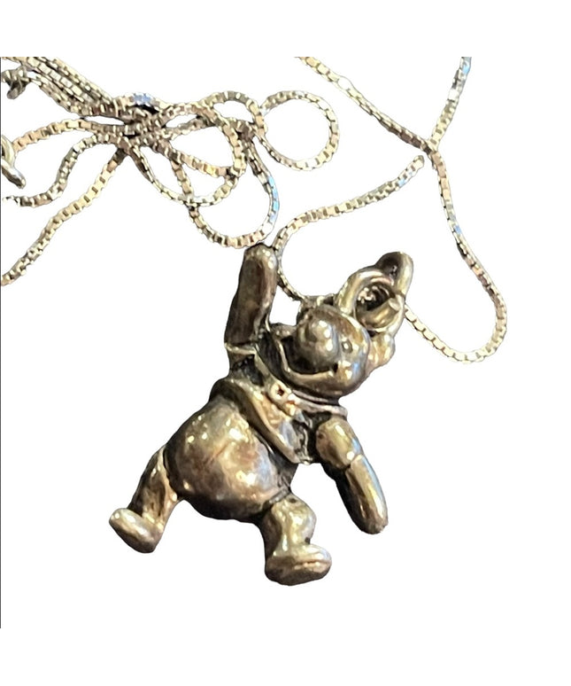 Sterling 925 Disney Winnie the Pooh Pendant necklace