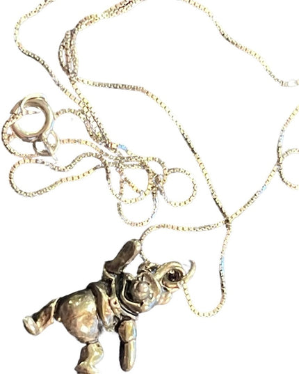 Sterling 925 Disney Winnie the Pooh Pendant necklace