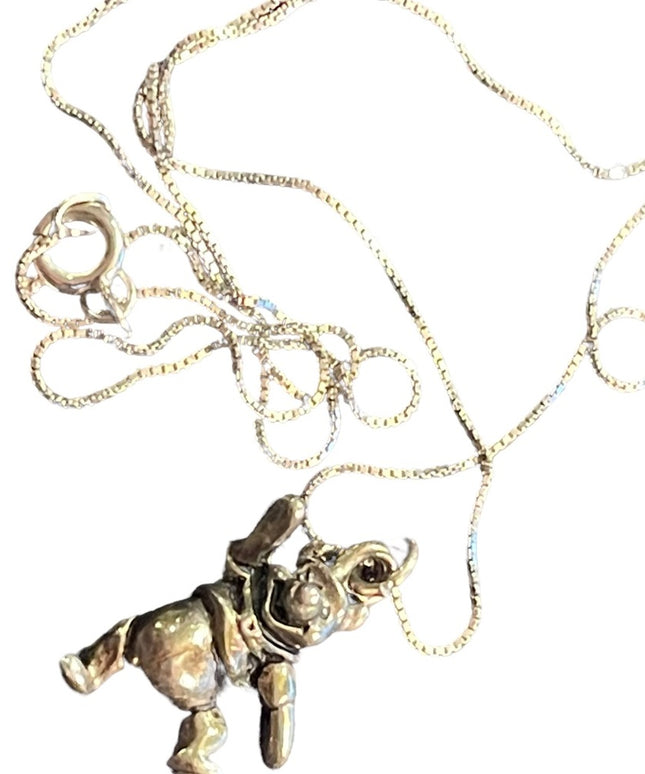 Sterling 925 Disney Winnie the Pooh Pendant necklace