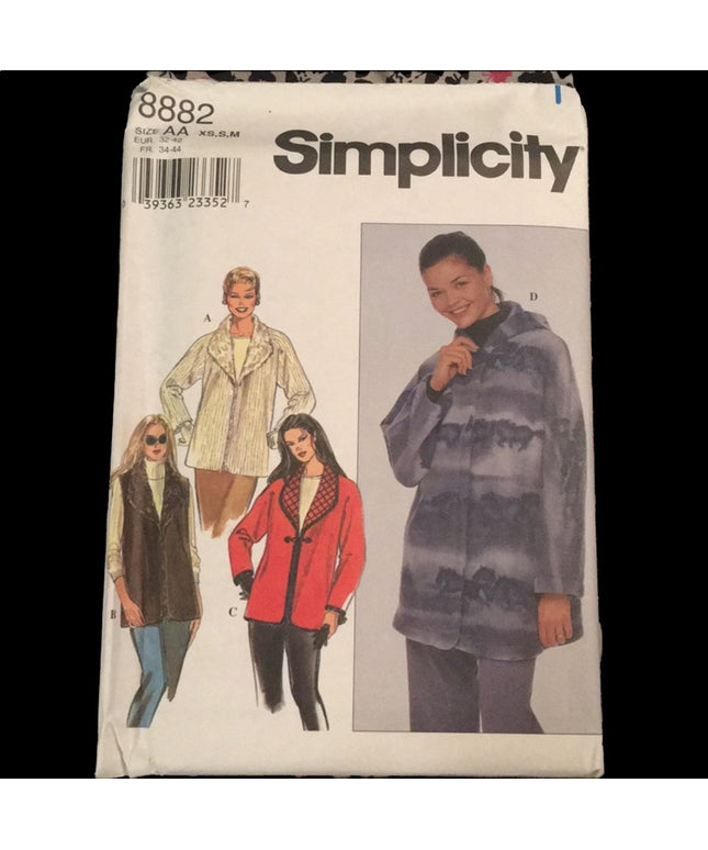 Simplicity Sewing pattern Jacket vest Uncut