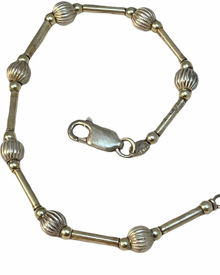 Sterling silver bead bracelet 925