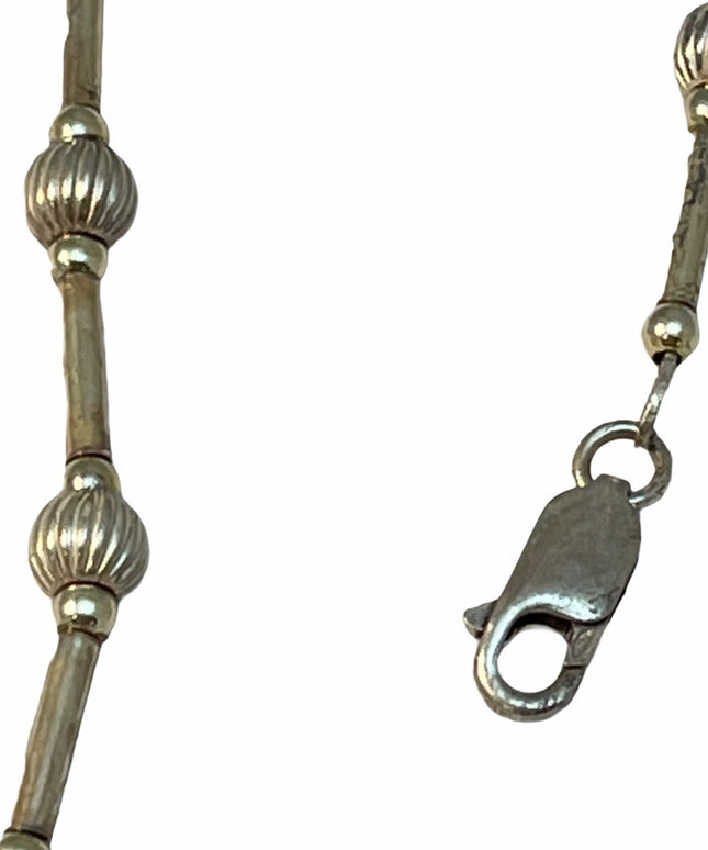 Sterling silver bead bracelet 925