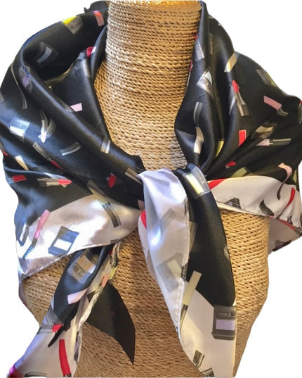 Shiseido Scarf wrap Lipstick eye shadow print