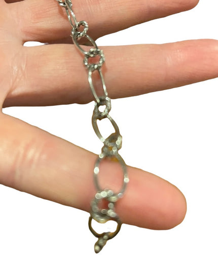 Sterling silver 925 Link bracelet charm