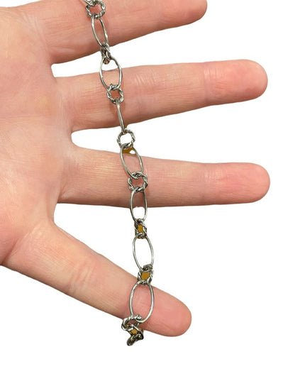 Sterling silver 925 Link bracelet charm