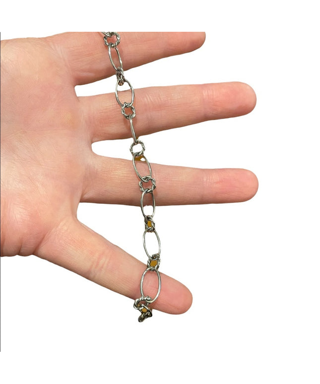 Sterling silver 925 Link bracelet charm