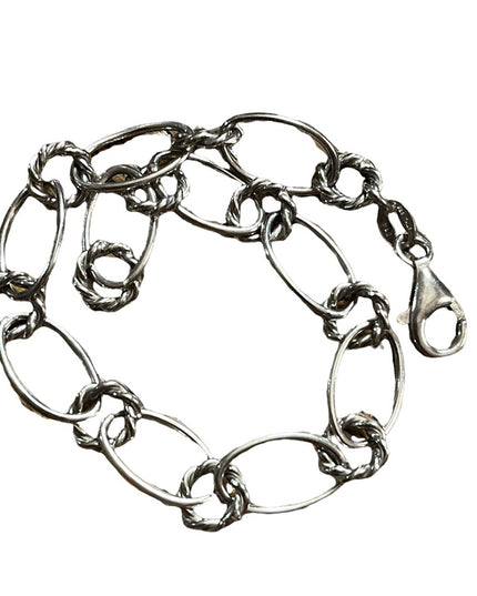 Sterling silver 925 Link bracelet charm
