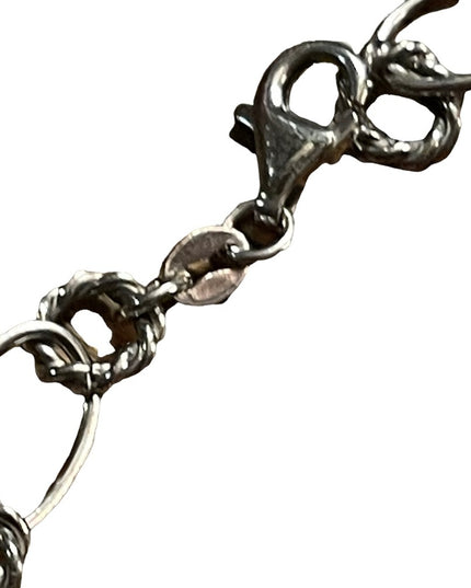 Sterling silver 925 Link bracelet charm