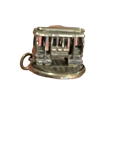 Vintage San Francisco Cable Car Sterling silver 925 charm pendant