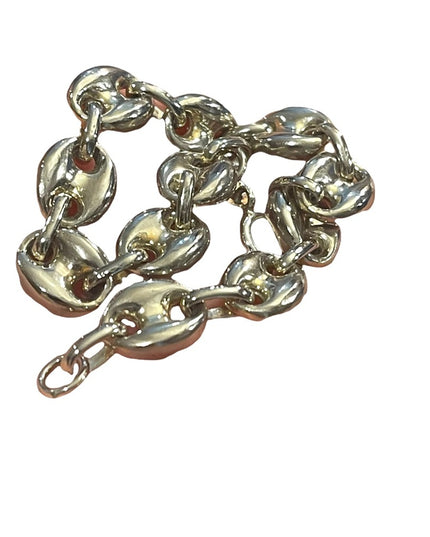 Vintage sterling silver 925 mariner link chunky bracelet