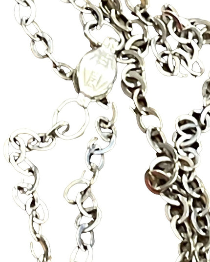 Vintage Sterling silver 925 heart pendant necklace