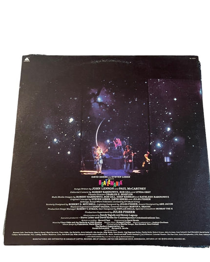 BEATLEMANIA RECORDED LIVE at WINTER GARDEN THEATER ARISTA 1978 LP Record Album