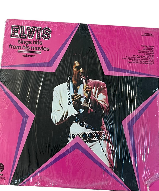 Lot of  2 Elvis records Elvis hits Now Vintage lot 1970s LP record albums vinyl