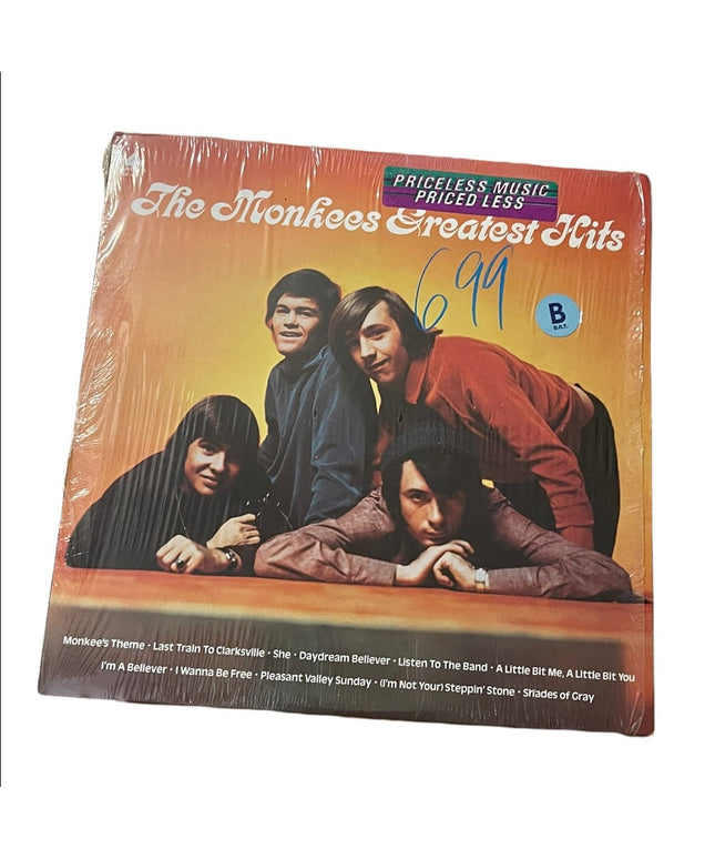 The Monkeys Greatest Hits 1976 Vintage Vinyl Record Album