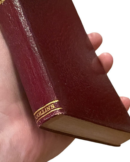 Antique Collins UK 1920 Red leather bound Kenilworth Sir Walter Scott book