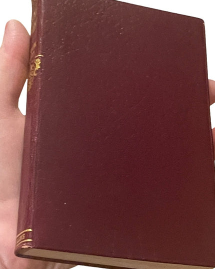 Antique Collins UK 1920 Red leather bound Kenilworth Sir Walter Scott book