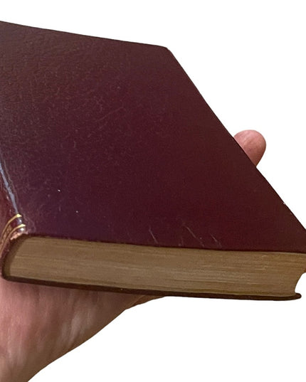 Antique Collins UK 1920 Red leather bound Kenilworth Sir Walter Scott book