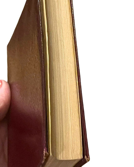 Antique UK Collins Red Leather book Quentin Durward Sir Walter Scott VG