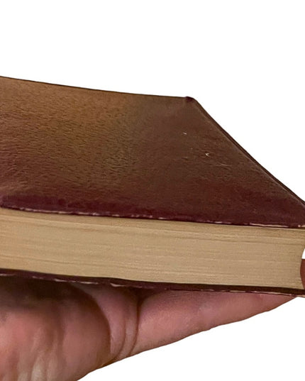 Antique UK Collins Red Leather book Quentin Durward Sir Walter Scott VG