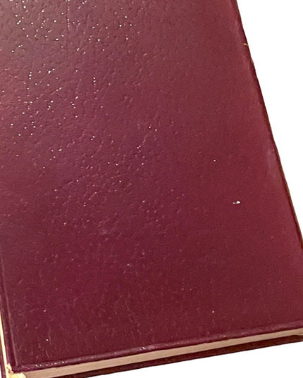 Antique UK Collins Red Leather book Quentin Durward Sir Walter Scott VG