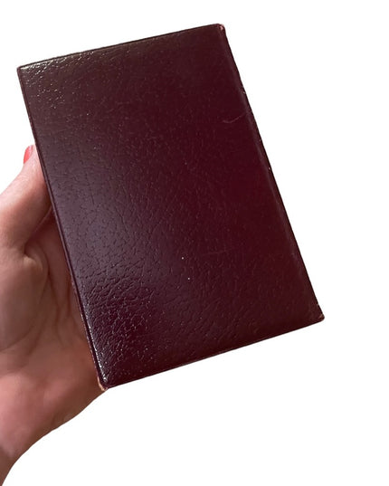 Antique 1920 Collins UK red leather book Sylvias Lovers MRS Gaskell